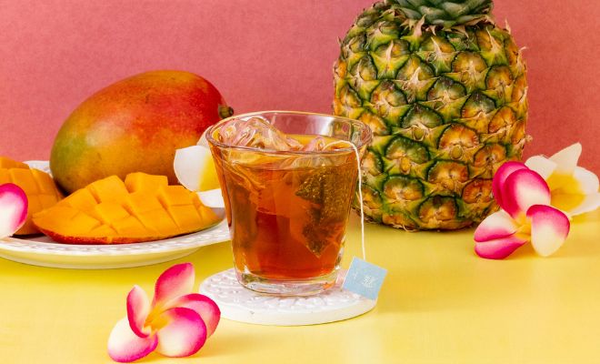 夏の果実とルイボスティー