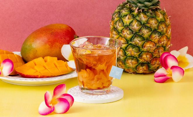 夏の果実とルイボスティー