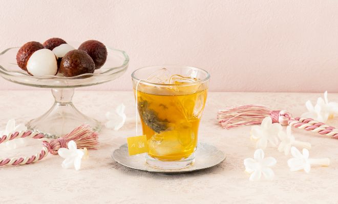 ライチのジャスミン茶