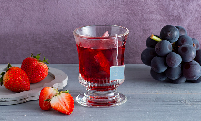 葡萄と苺のサングリア